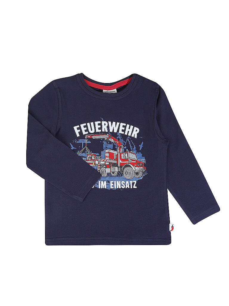 SALT AND PEPPER Jungen Langarmshirt blau | 128